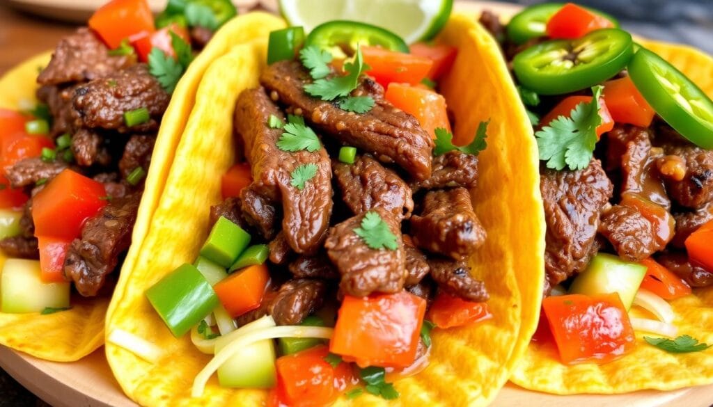 Beef Strips Tacos