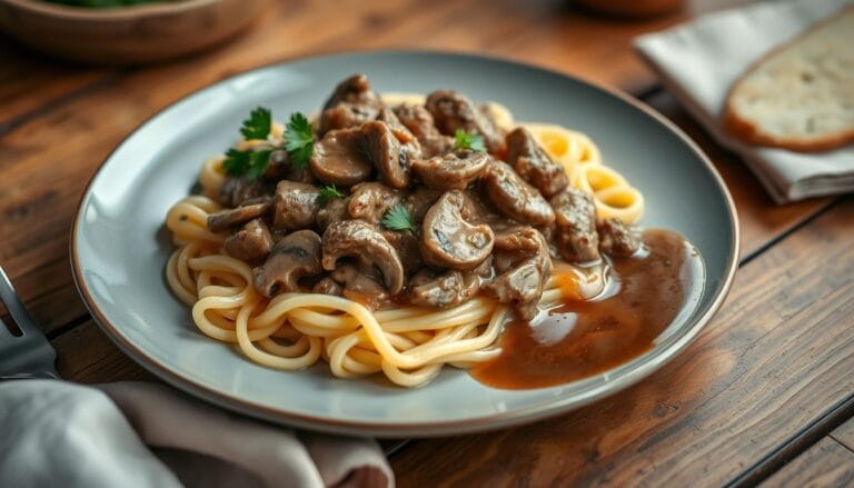 Beef Stroganoff