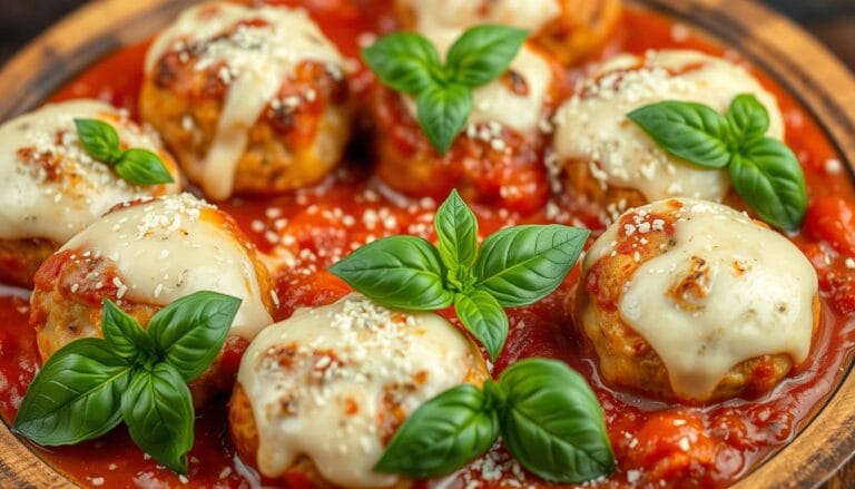 Chicken Parmesan Meatballs