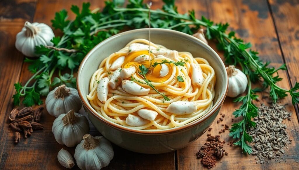 Creamy Garlic Chicken Pasta Flavor Tips