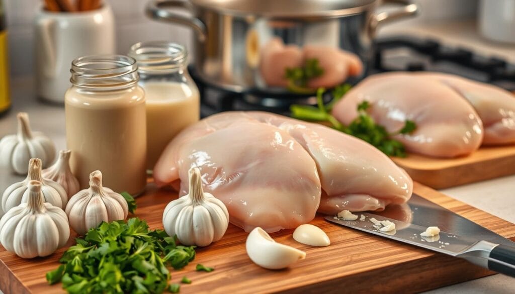 Creamy Garlic Chicken Preparation Tips