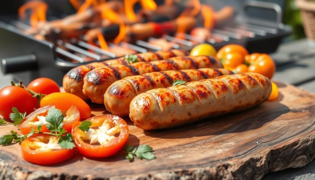 Grilled Turkey Sausage