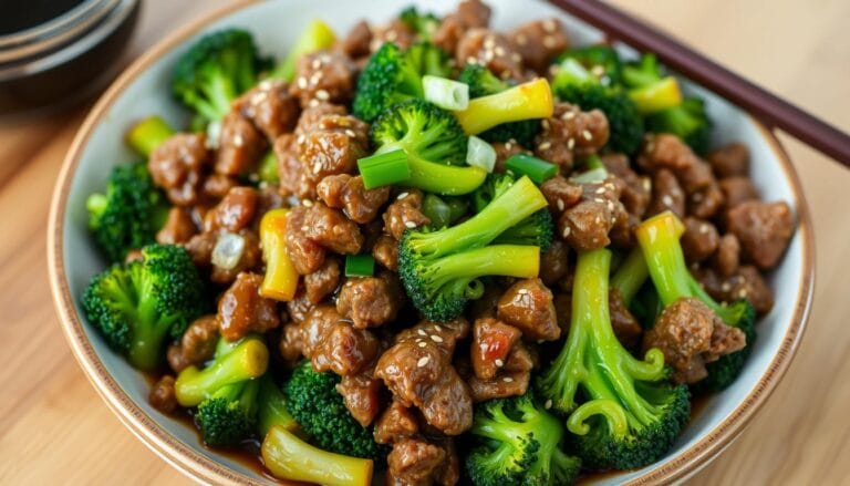 Ground Beef and Broccoli Stir Fry