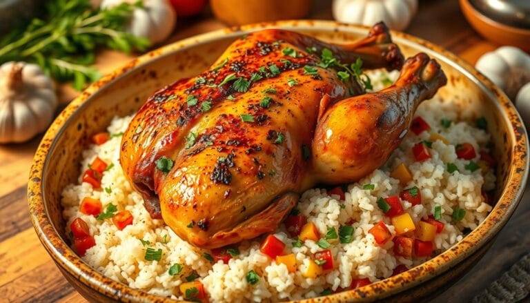 Oven Baked Chicken And Rice