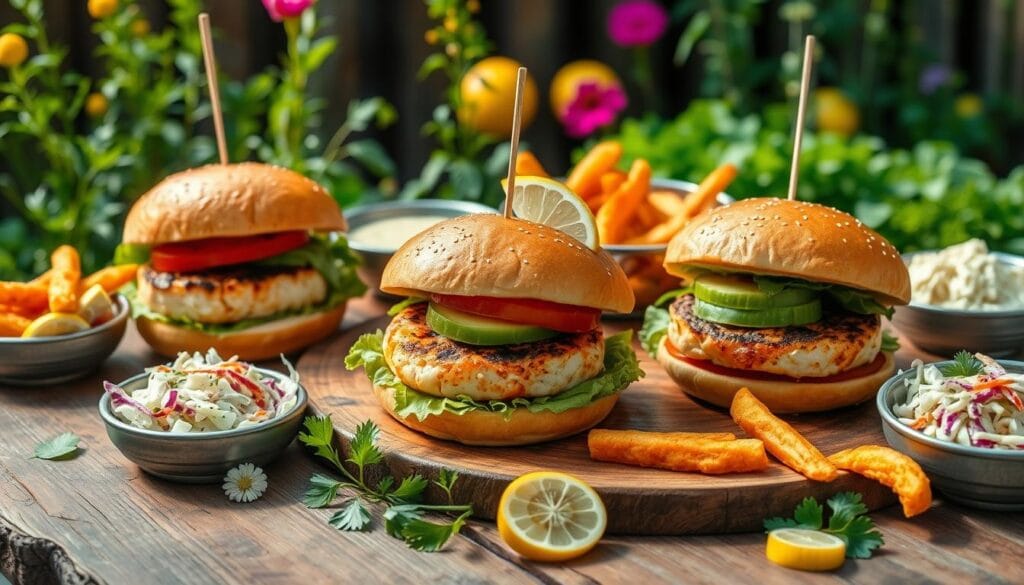 Salmon Burger Serving Suggestions