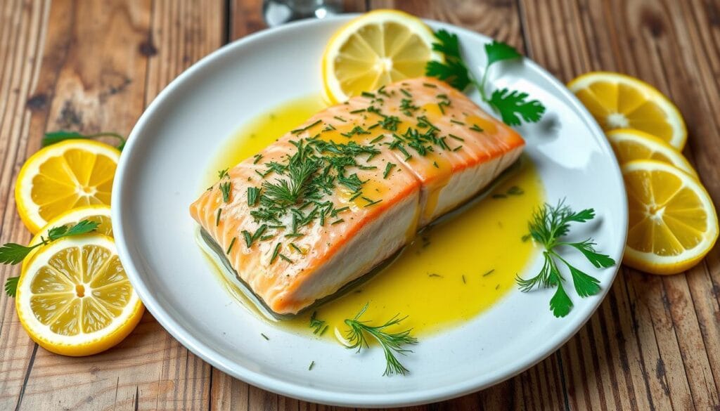 Salmon with Fresh Herbs and Seasonings