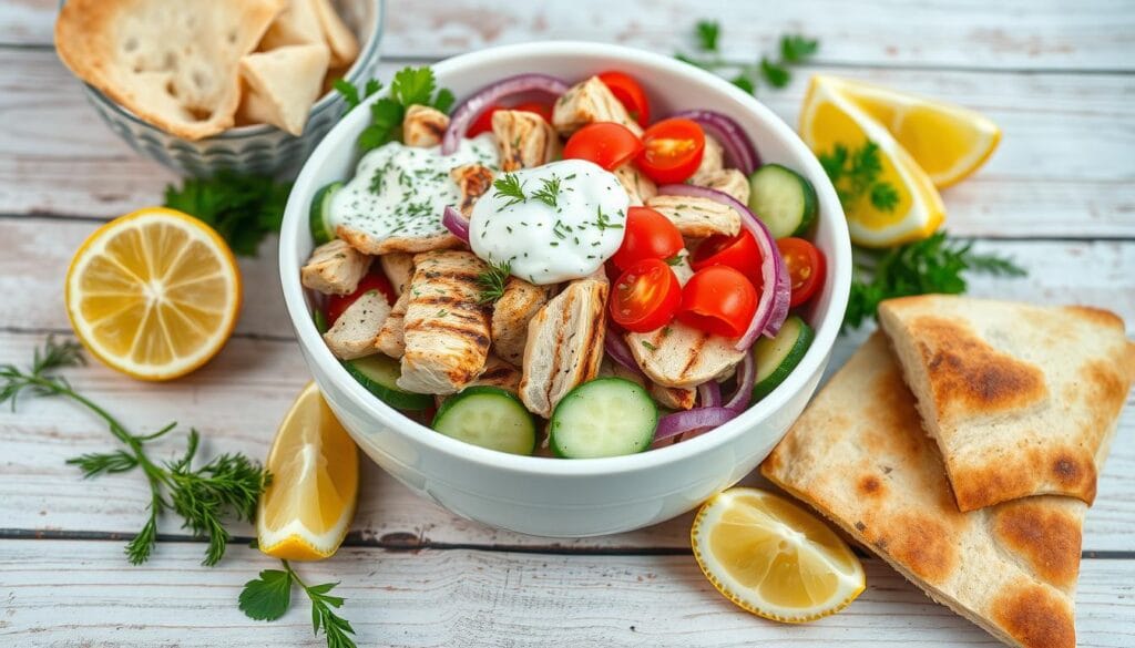 Tzatziki Chicken Salad Serving Suggestions