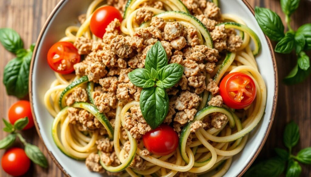 ground turkey zucchini pasta variations