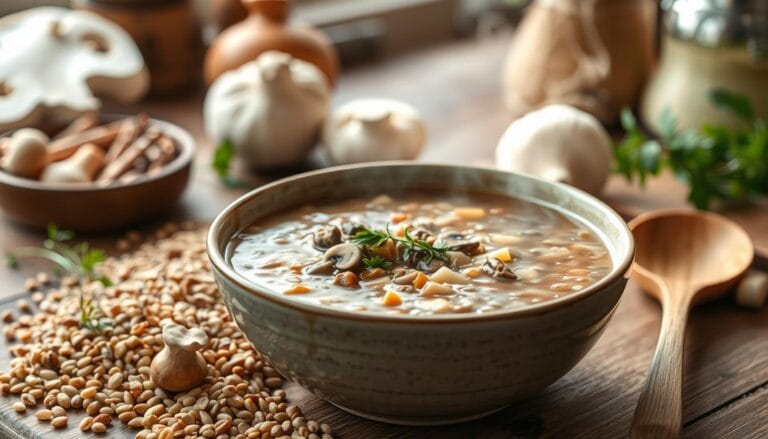 mushroom barley soup