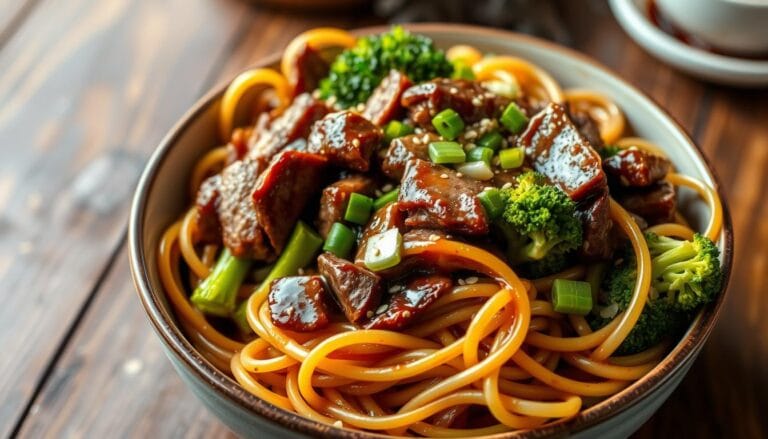 Beef and Broccoli Lomein